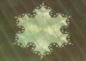 16.) Fractal Star, Silbury Hill, UK (1997)